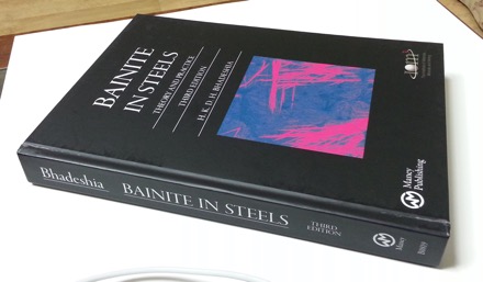 Bainite in Steels: theory and practice, third edition, H. K. D. H. Bhadeshia, steels, phase transformations