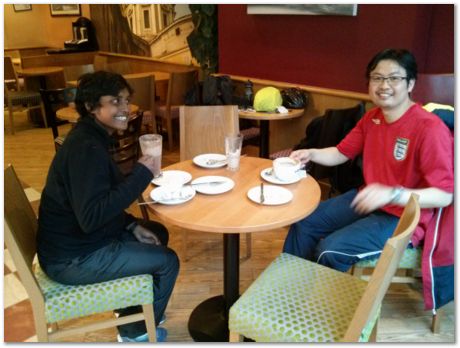 Oxford-Cambridge bike ride, Steve Ooi, Priti, Harry Bhadeshia, rain