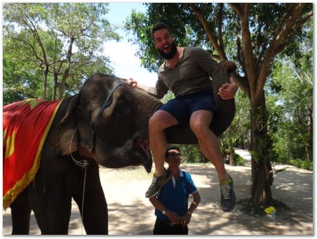 Wilberth Alvarez-Solano, Vietnam, Cambodia, Laos, elephants