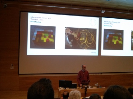 Professor Sir David MacKay, Symposium on Information, Inference and Energy