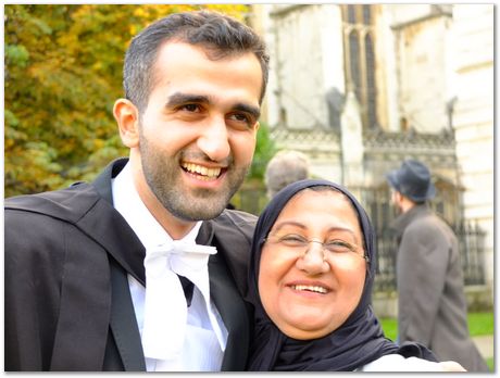 Hatem Abdulhameed Hatem gets his M.Phil. degree at Cambridge University