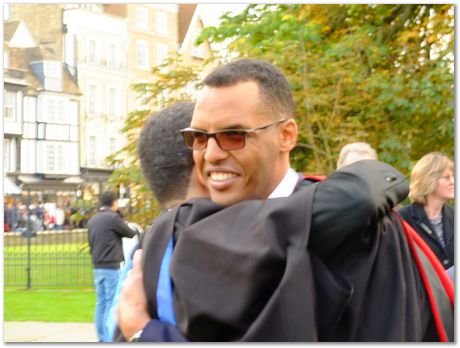 Hatem Abdulhameed Hatem gets his M.Phil. degree at Cambridge University