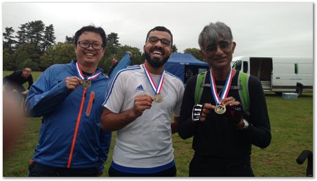 Cambridge to Norwich bike ride,Rosie Ward, Apparao Chintha, Gebril El-Fallah, Steve Ooi, Bill Clyne and Harry Bhadeshia, Metallurgists at play