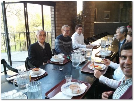 Hans Roelofs, Kyozo Arimoto, Koichi Ohtomi, Spring, March 2017, April 2017, Botanical Gardens, Cambridge University, Metallurgy, swords