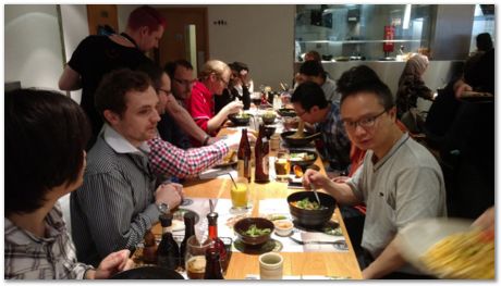 wagamama restaurant, Cambridge, phase transformations and complex properties research group