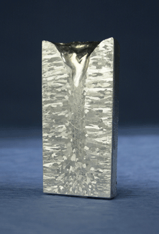 Ingot solidification microstructure