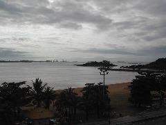 The scene (Hotel in Vitoria), 7 a.m. Mining company in background