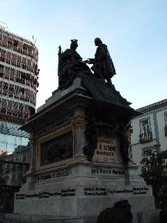 Isabel La Catolica y Christopher Columbus