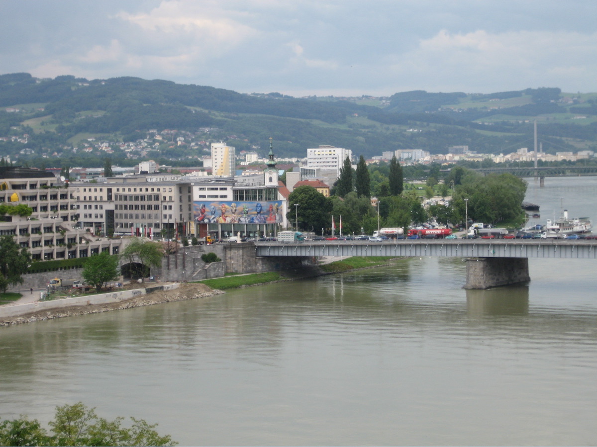 City of Linz, by the banks of the Blue Danube