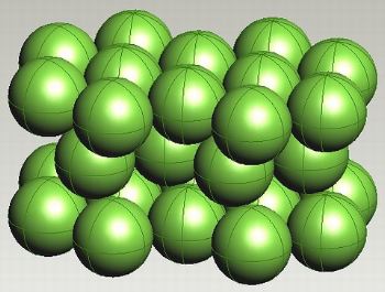 hcp titanium lattices