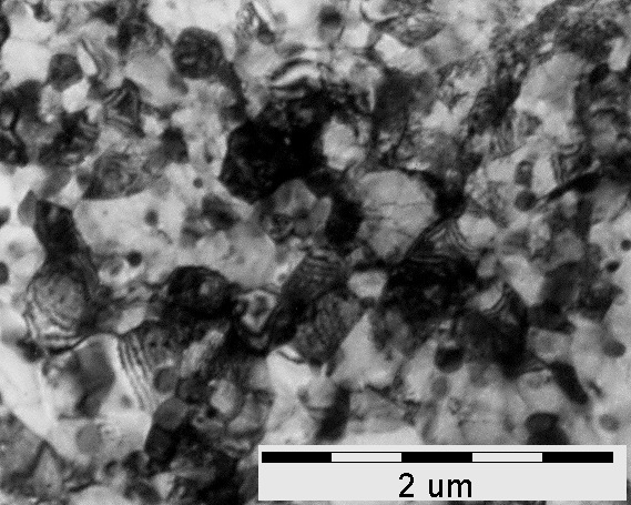 ultrafine grained microstructure of No.2 steel