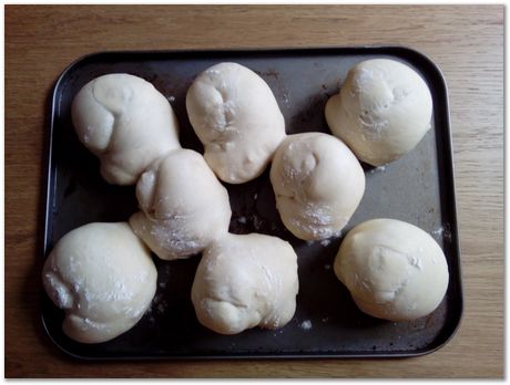 Baking of dough
