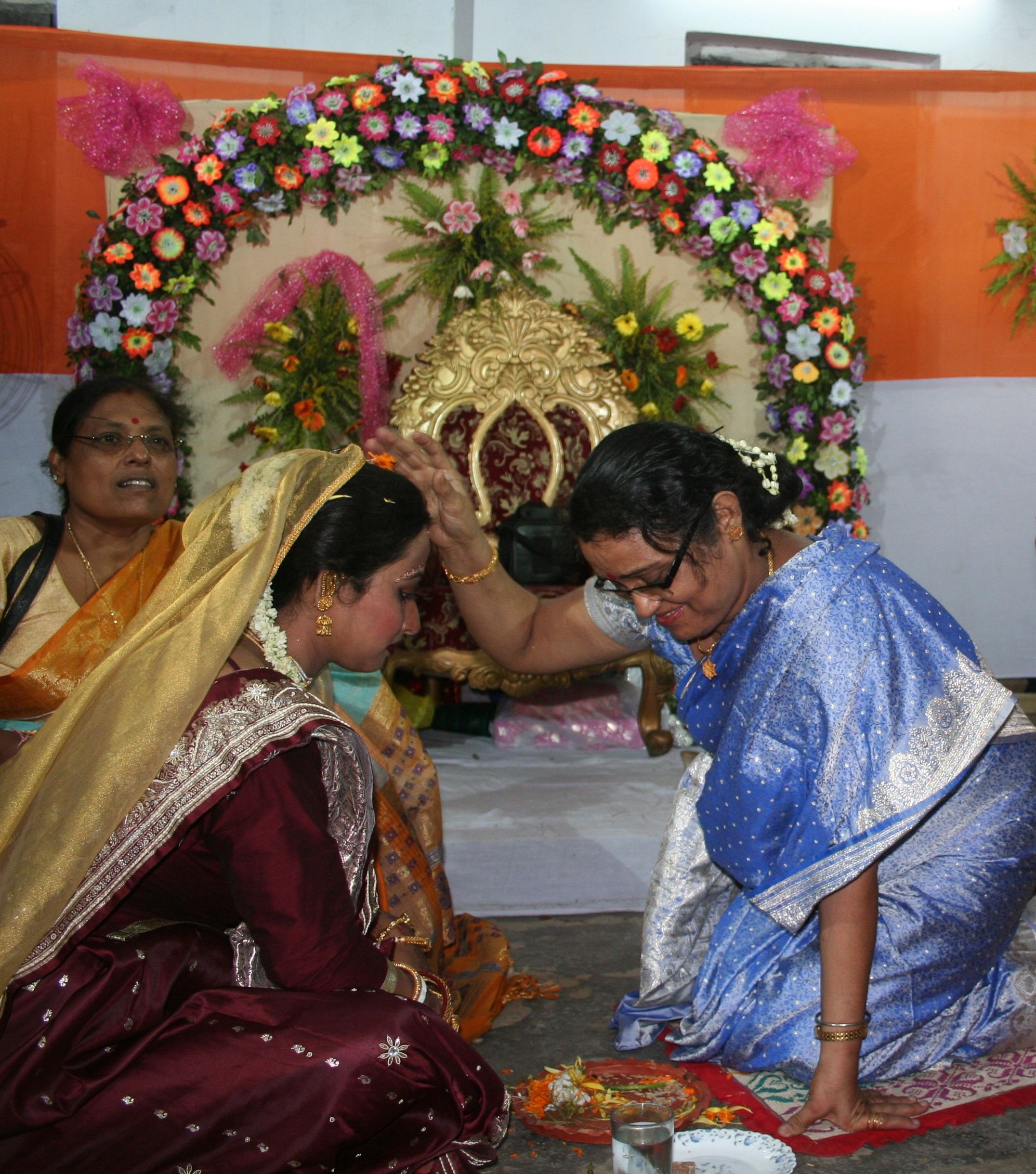 Arpita with her mother-in-law