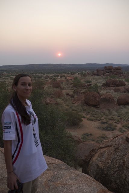 17c Lucy at Devil's Marbles