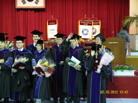 metallurgy, GIFT, POSTECH, Korea, steel, graduation ceremony