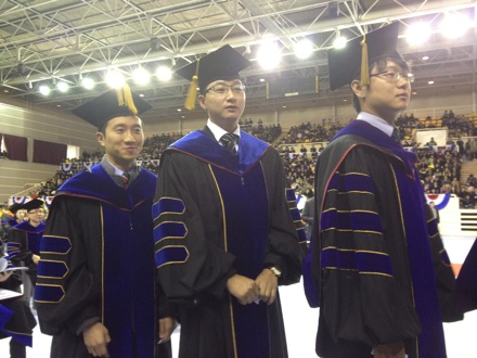 Graduation ceremonies in POSTECH, Pohang, South Korea