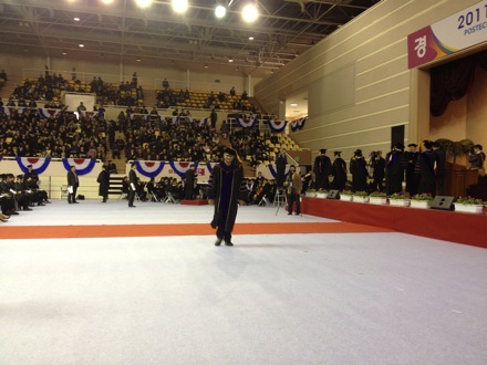 Graduation ceremonies in POSTECH, Pohang, South Korea