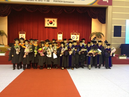 Graduation ceremonies in POSTECH, Pohang, South Korea