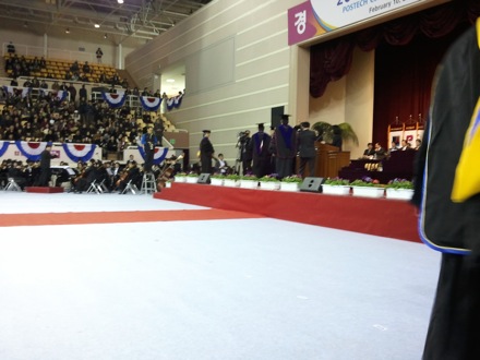 Graduation ceremonies in POSTECH, Pohang, South Korea