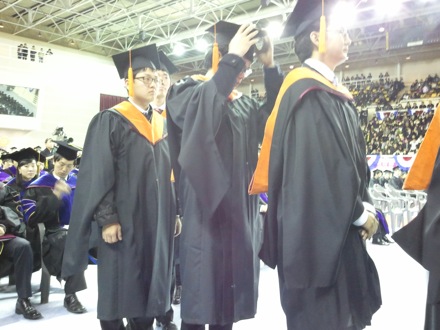 Graduation ceremonies in POSTECH, Pohang, South Korea