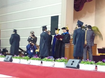 Graduation ceremonies in POSTECH, Pohang, South Korea