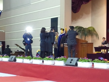 Graduation ceremonies in POSTECH, Pohang, South Korea