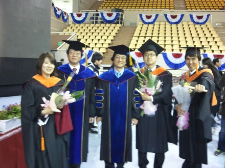 Graduation ceremonies in POSTECH, Pohang, South Korea