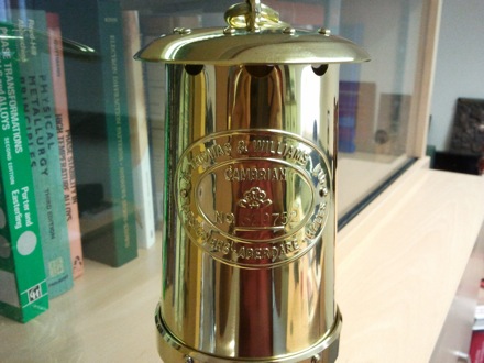 Miners lamp, Sidney Thomas Gilchrist Lecture