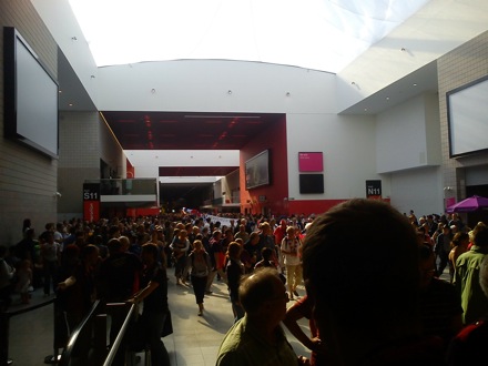 Wilberth Solano and James Nygaard at the London 2012 Olympics 34 Crowds