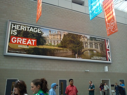 Wilberth Solano and James Nygaard at the London 2012 Olympics  20 Cambridge Represent