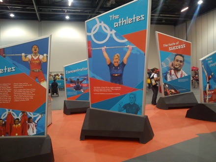 Wilberth Solano and James Nygaard at the London 2012 Olympics 23 Informative display