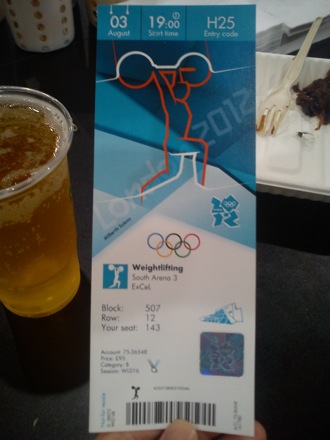Wilberth Solano and James Nygaard at the London 2012 Olympics 40 Row 12