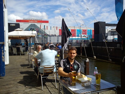 Wilberth Solano and James Nygaard at the London 2012 Olympics  07 Curry