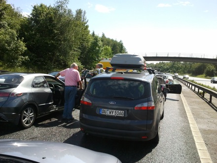 accident on M11 motorway