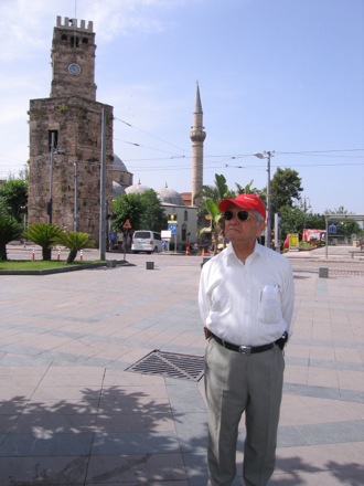 Amir Shirzadi and his father in Turkey
