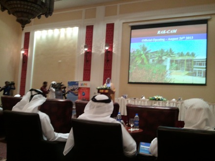 Harry Bhadeshia in Dubai,  5th Workshop organised by the Ras Al Khaimah Centre for Advanced Materials