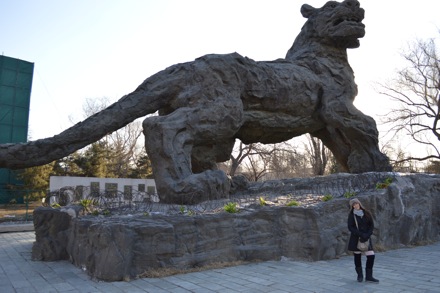 Hector Pous, Andrea, China, Beijing, December 2012, Yan Pei