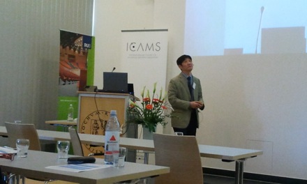 ICAMS, Ruhr University Bochum, Vicky Yardley, Harry Bhadeshia, Germany