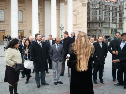 Boshoi theatre, Moscow, CBMM, Yan Pei, Harry Bhadeshia, pipeline meeting, niobium