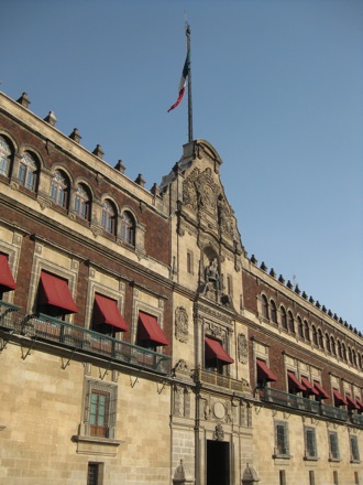 Rashid in Mexico national palace