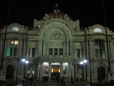 Rashid in Mexico bellas artes palace of arts