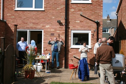 Party at Steve Ooi's house in Comberton