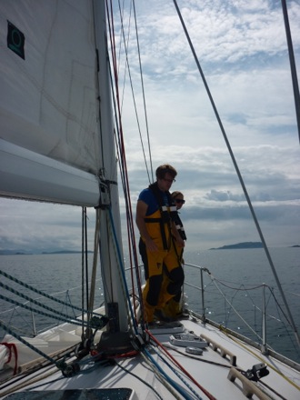 Tim Ramjaun, sailing around Scotland