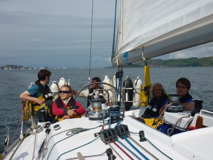 Tim Ramjaun, sailing around Scotland