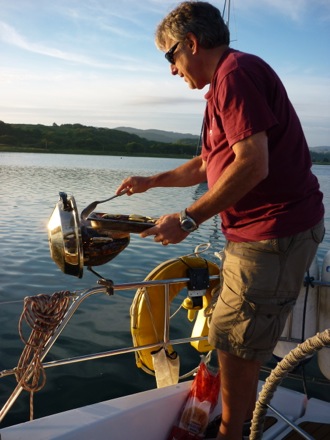 Tim Ramjaun, sailing around Scotland