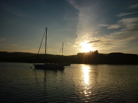 Tim Ramjaun, sailing around Scotland