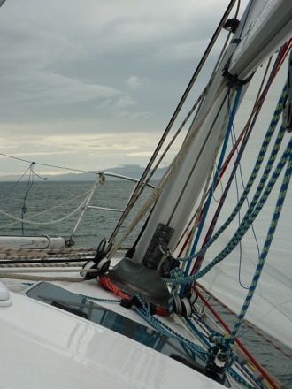 Tim Ramjaun, sailing around Scotland