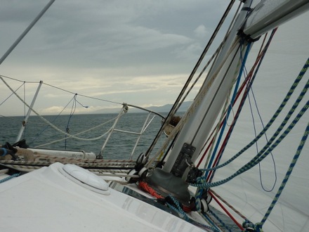 Tim Ramjaun, sailing around Scotland