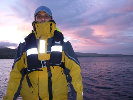 Tim Ramjaun, sailing around Scotland