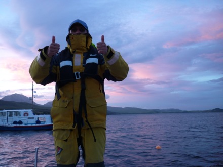 Tim Ramjaun, sailing around Scotland